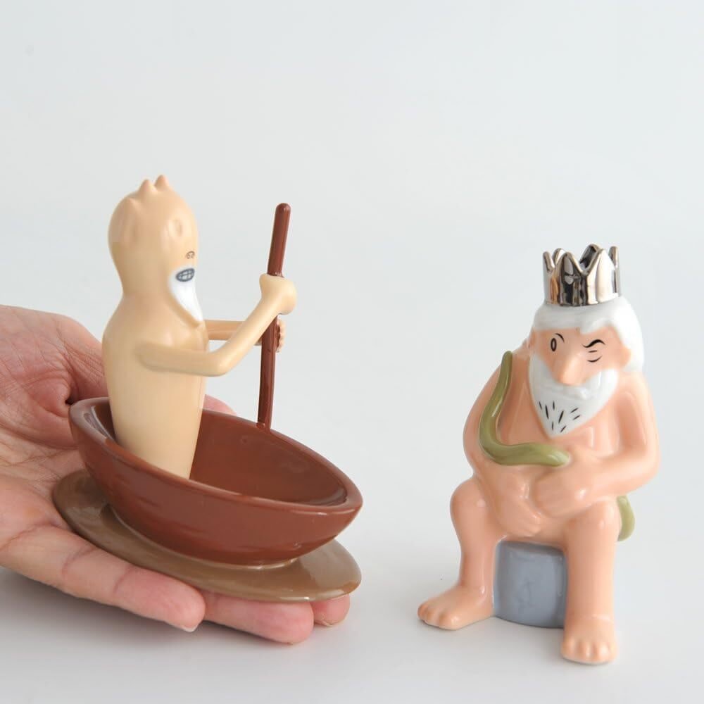 Alessi - 雕像 - La Divina Commedia pocket "Caronte e Minosse" - 瓷 #4.3