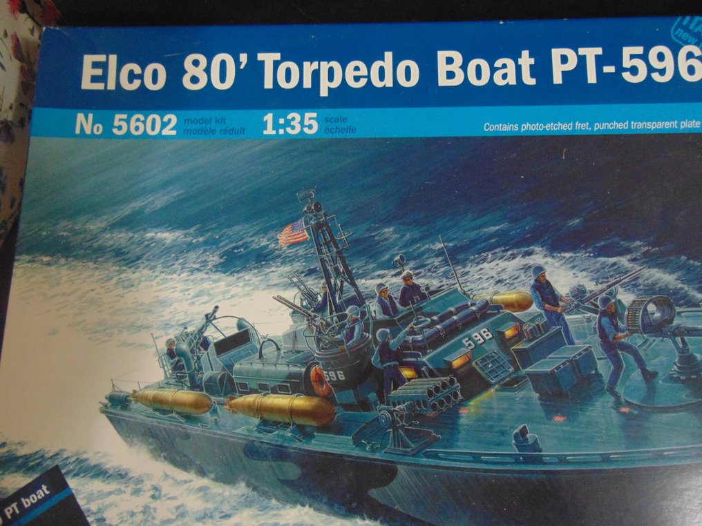 Italeri 1:35 - Model kit - Elco 80' Torpedo Boat PT-596 #1.0