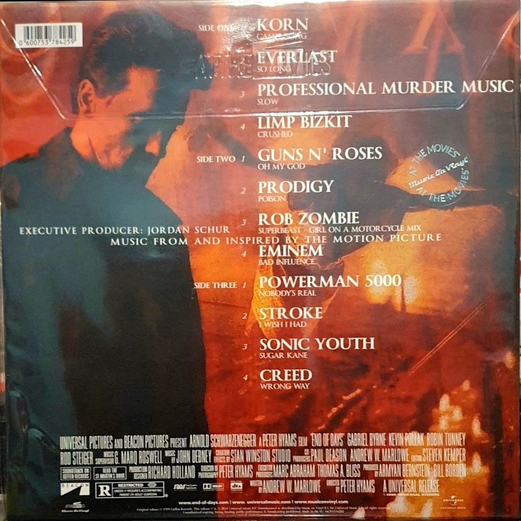 Various Original Soundtracks - 多位艺术家 - End Of Days - 2xLP专辑（双专辑） - 180 gram - 1999 #1.0