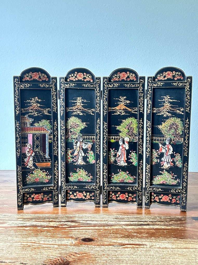Miniatuur Kamerscherm / pingfeng - Wood - China - Daoguang (1821-1850)  (No Reserve Price) #1.0