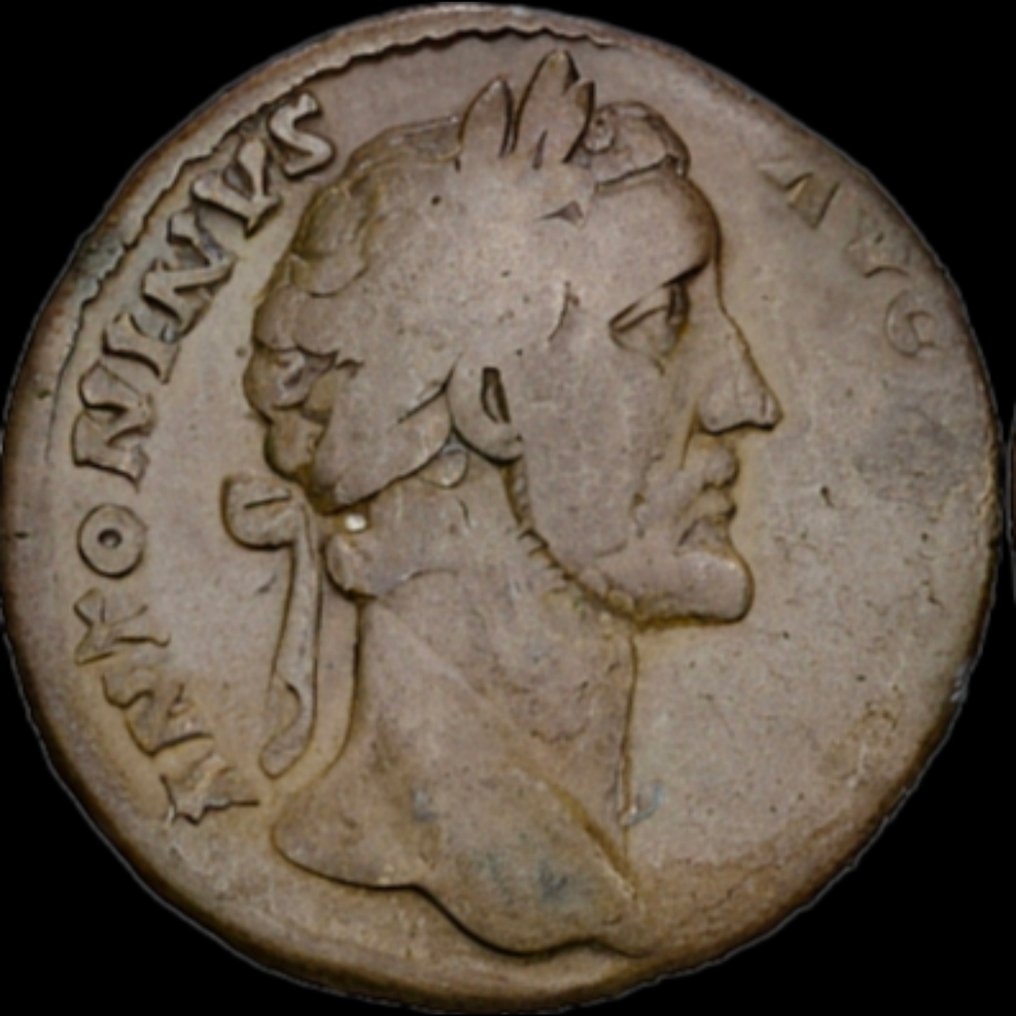 羅馬帝國. 安敦寧·畢尤 (AD 138-161). Sestertius VOTA SVSCEP DECENN III/ COS IIII/ S/ C. (沒有保留價) #1.0