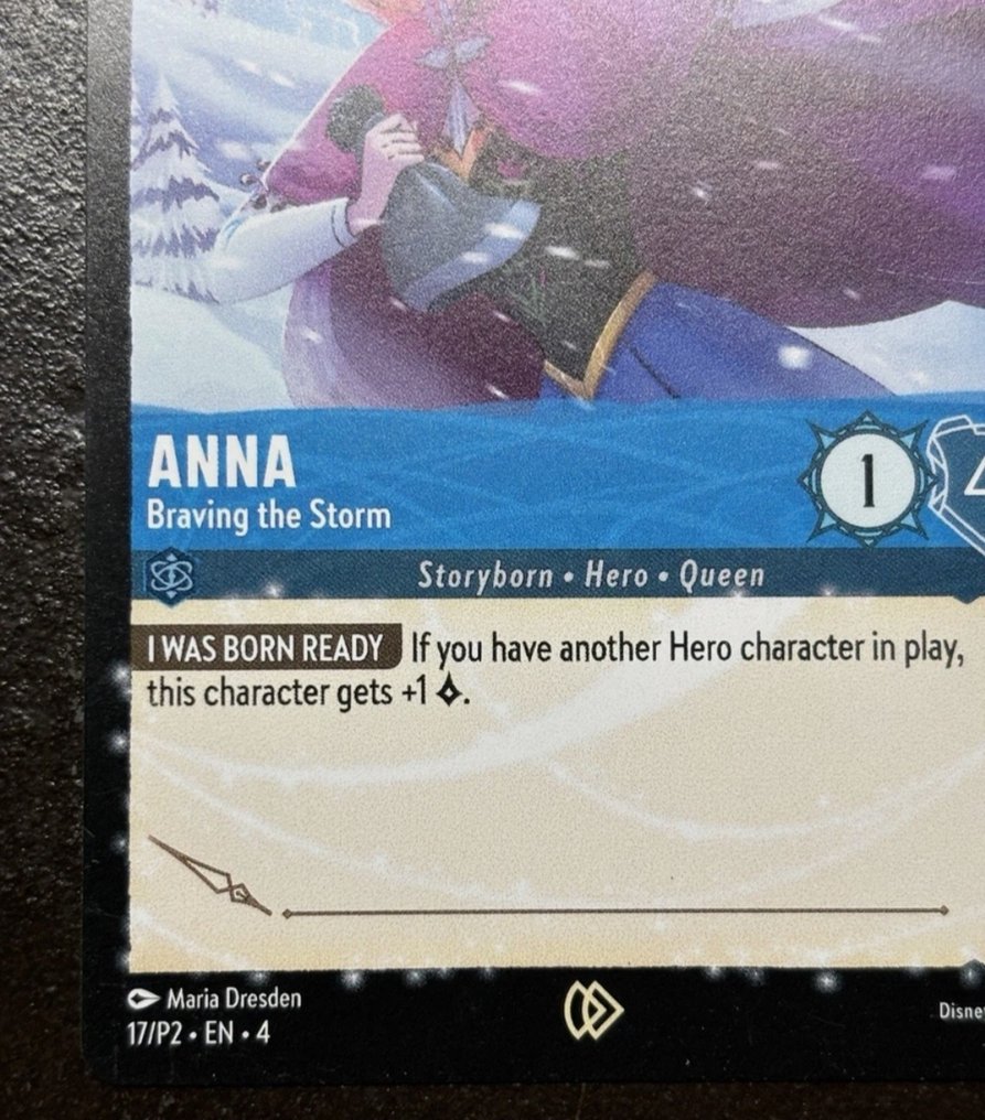 Disney Card - Disney Lorcana - USA exclusive - Promo Anna Braving the Storm #2.1