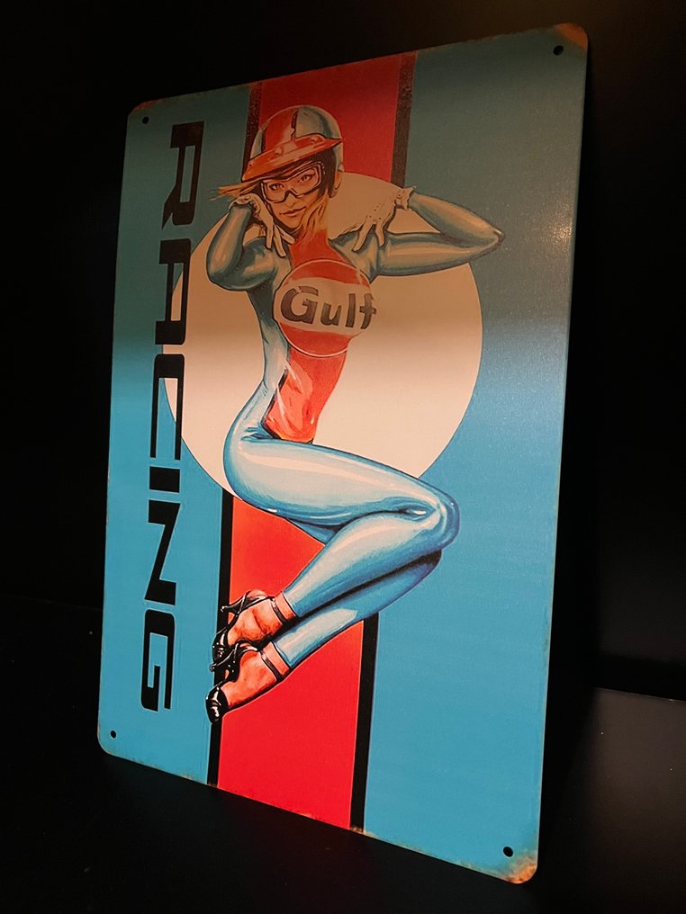 Διαφημιστική Εκπαίδευση Pin Up Gulf - Πινακίδα - Σίδερο #2.1