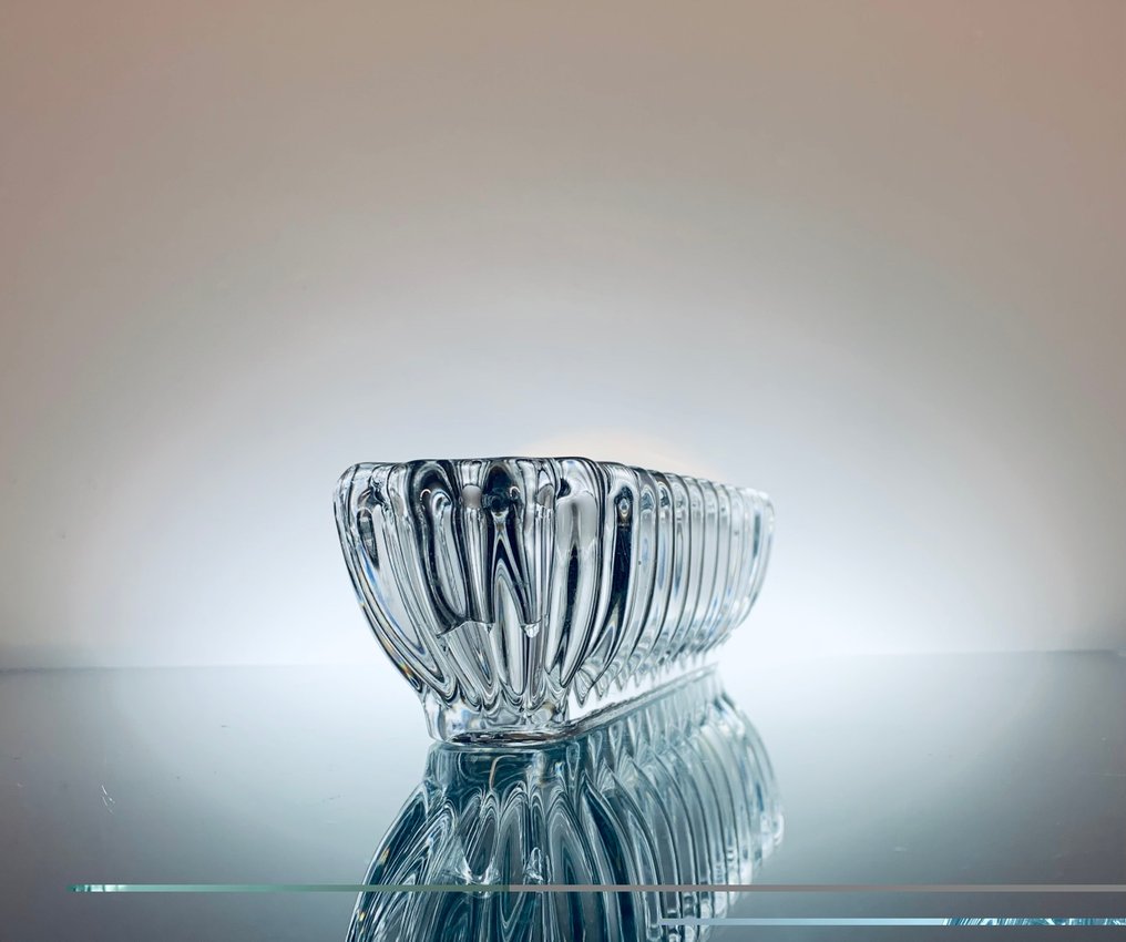 Baccarat - Midtstilt bord - Bambus midtstykke med lysestake - Krystall - Lysestake og midtstykke #2.1