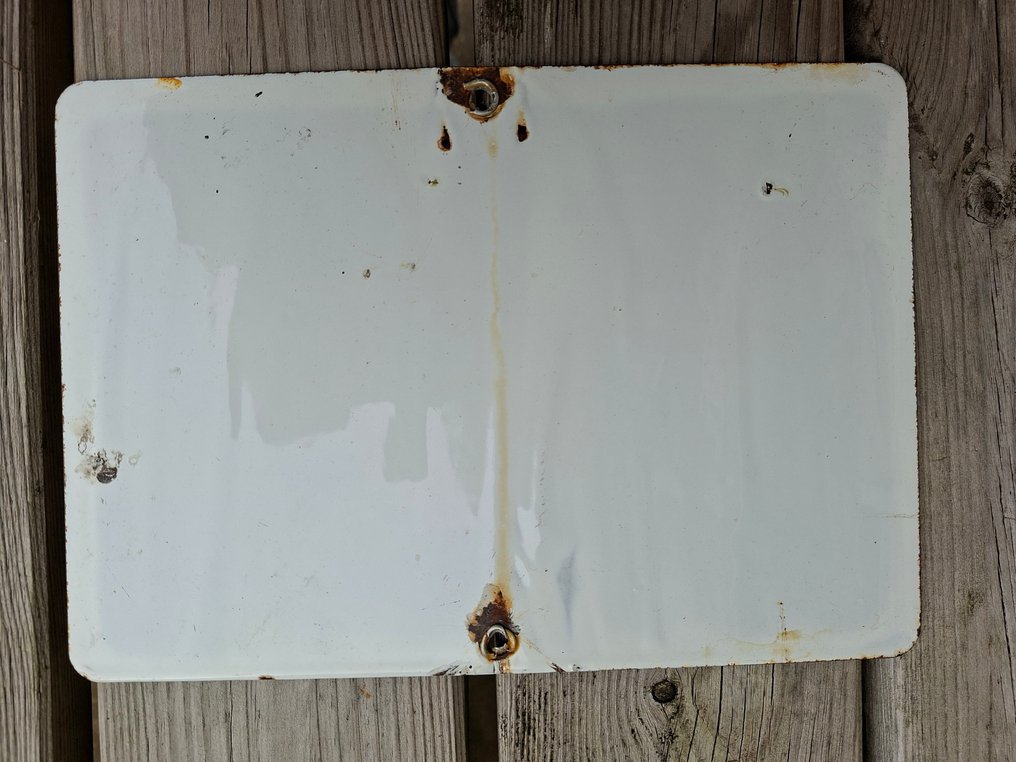 Danger high pressure gas pipeline - Enamel sign - Enamel #3.2