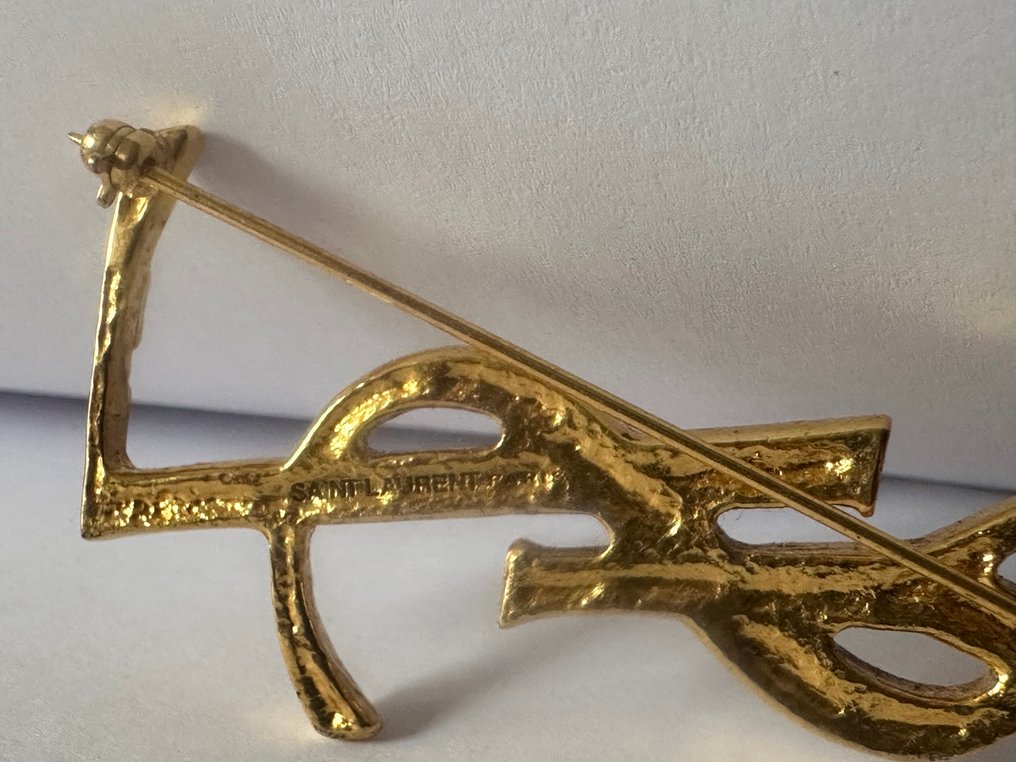 Yves Saint Laurent - Vergoldet - Brosche #4.3