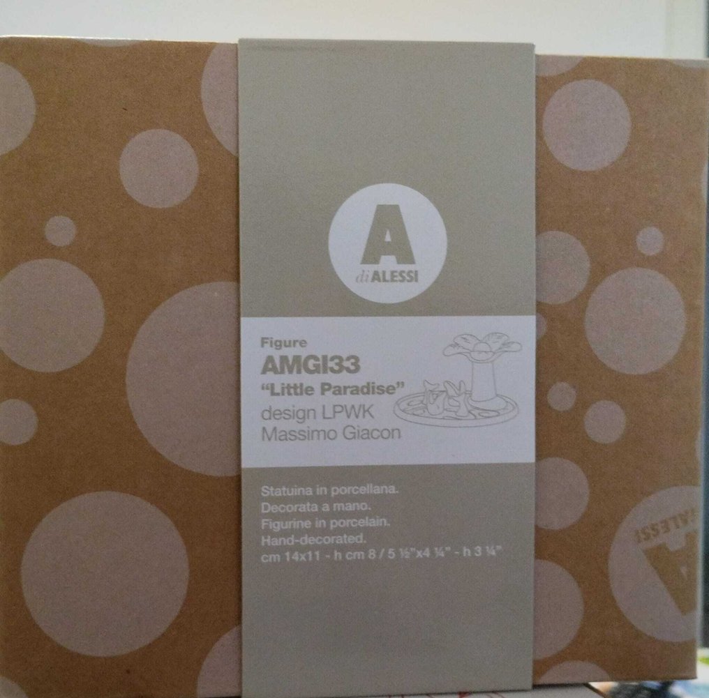 Alessi - 雕像 - "LITTLE PARADISE" - 瓷 #1.0