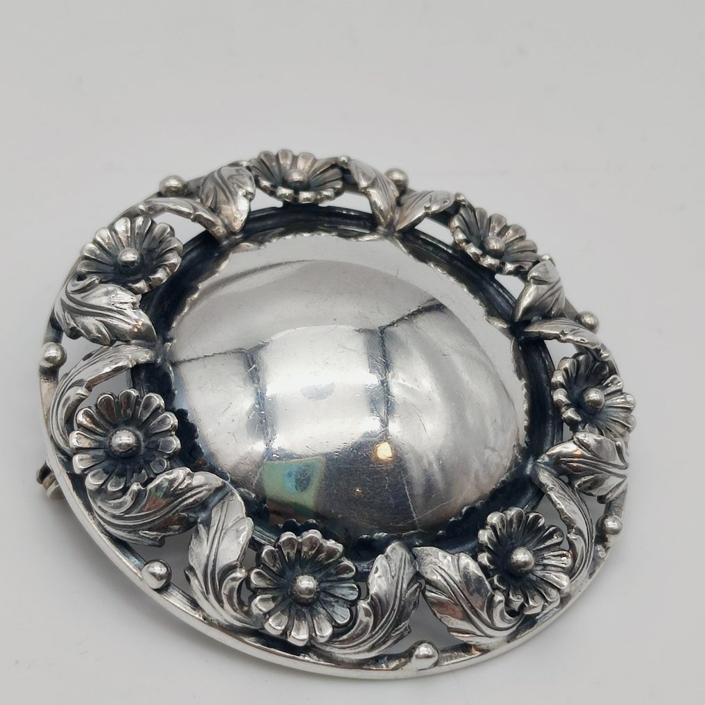 Senza Prezzo di Riserva - Niels Erik From - Spilla Argento #1.0