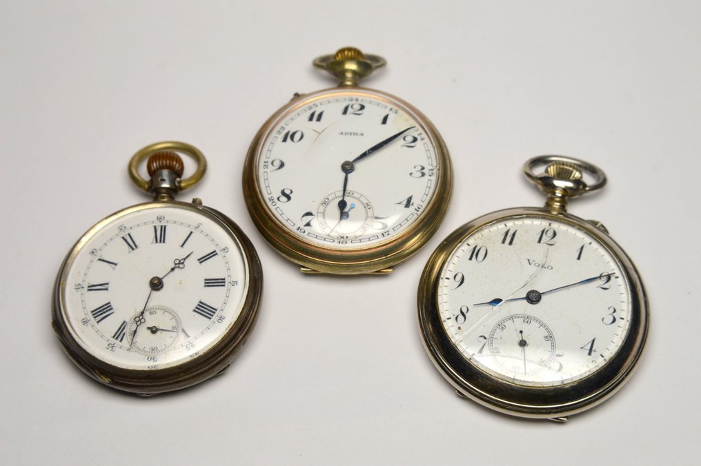 Antique, Astra, Volo - Lot of 3 x pieces - 1900-1949 #1.0