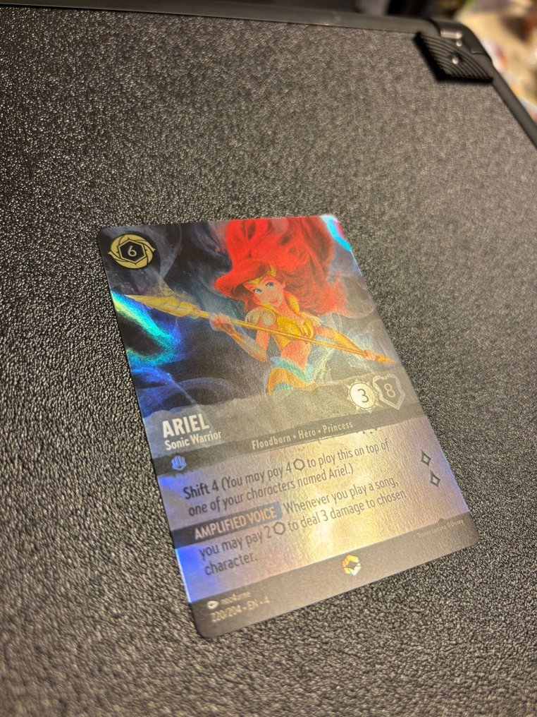 Disney - 1 Card - Disney Lorcana - Ariel 220/204 Foil #1.0