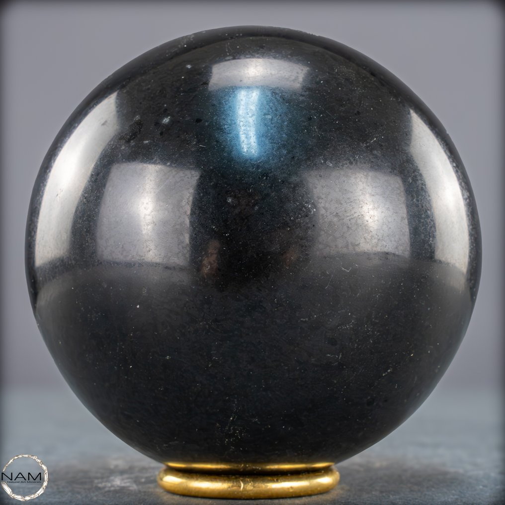 天然黑色碧玺 Sphere,来自巴西- 1763.79 g #4.3