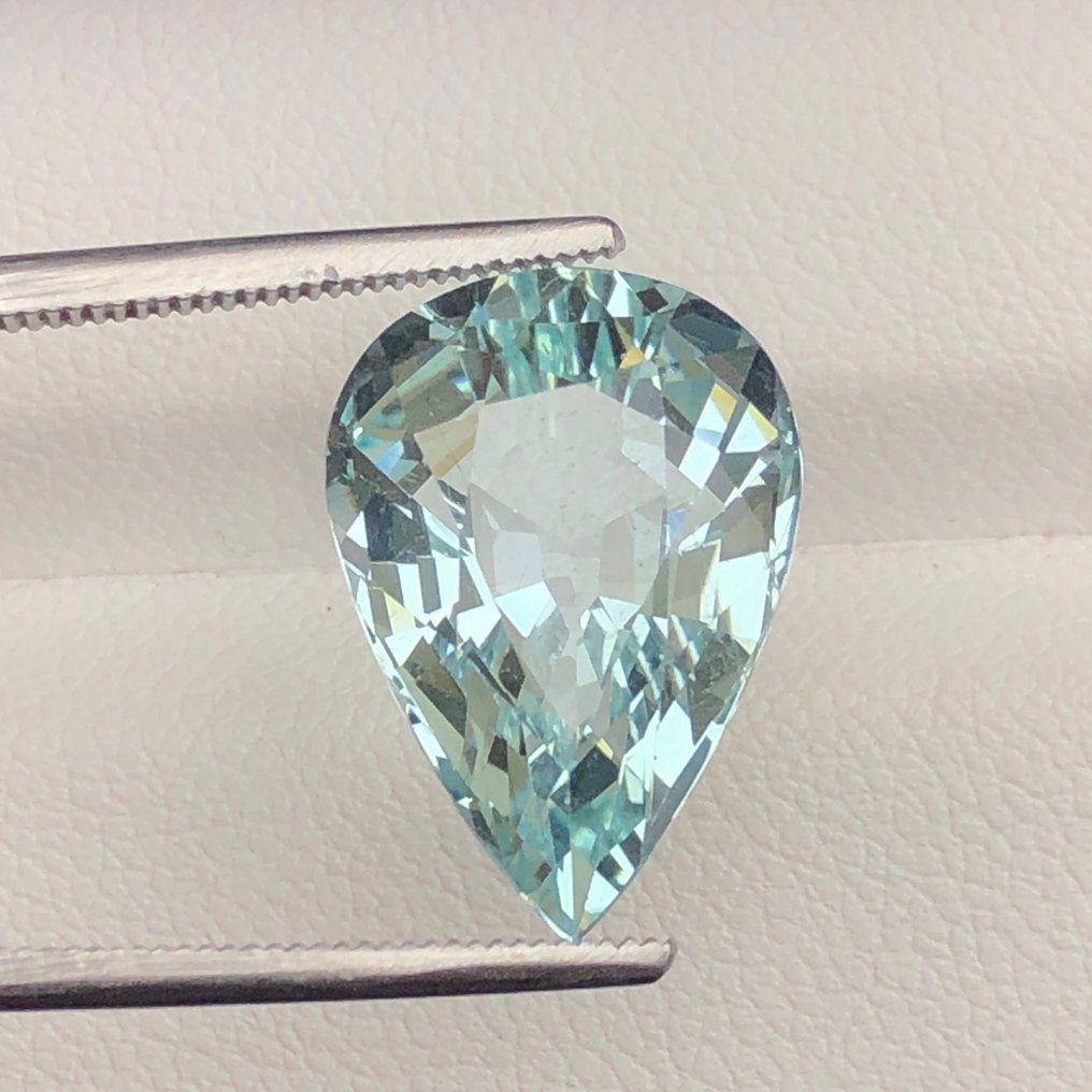 没有保留价 - 1 pcs  绿色, 蓝色 海蓝宝石  - 7.78 ct - 国际宝石研究院（IGI） #3.2