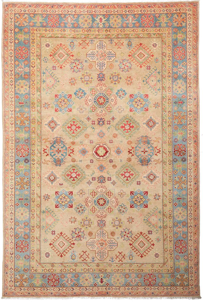 Kazak - Rug - 299 cm - 200 cm - Handmade - unused - New #1.0