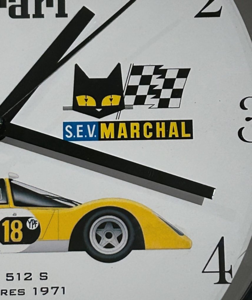Analog veggklokke - Ferrari - 2023 #3.2
