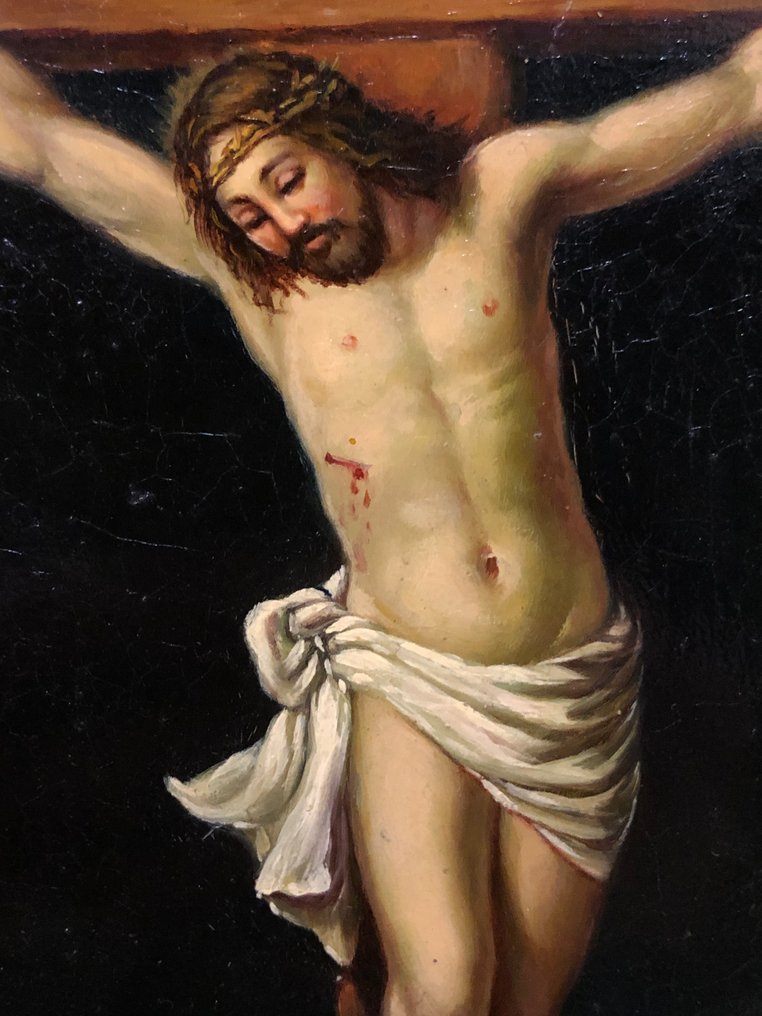 École européene (XIX) - The Crucifixion with Mary Magdalene #3.2