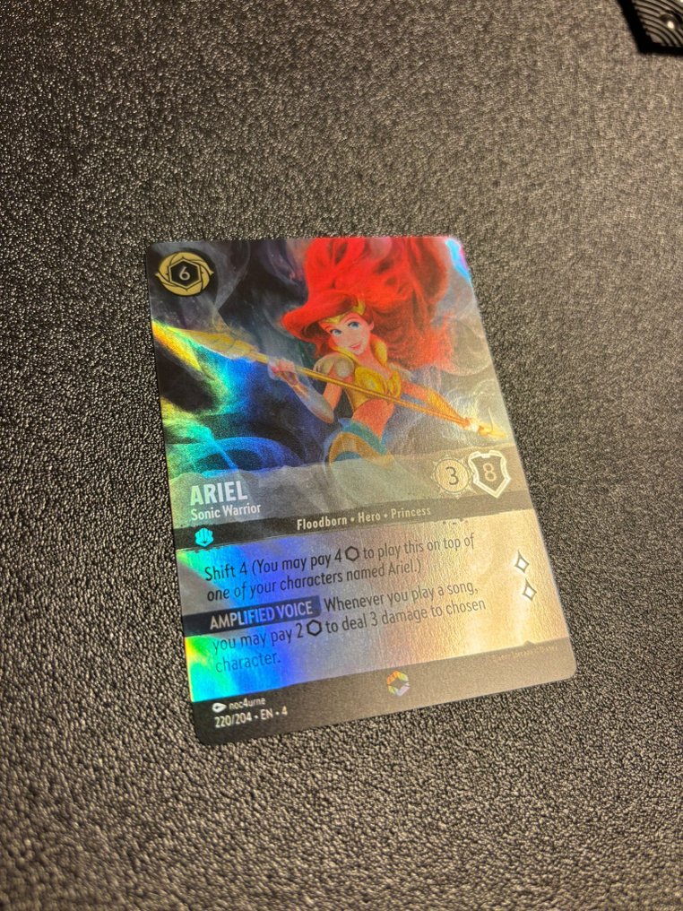 Disney - 1 Card - Disney Lorcana - Ariel 220/204 Foil #1.0