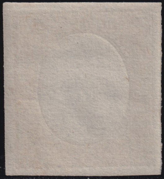 意大利古城邦-撒丁岛 1859 - IV^ Em. 80 C. 黄赭色浅色 未完成 无头 Sass 17A VAR 完整 MNH** Spl #1.0