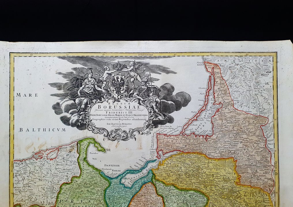 歐洲 - 波兰 / 立陶宛 / 普鲁士 / 拉格斯湾 / 华沙 / 东北欧 / 波罗的海地区; Johann Baptist Homann - Regnum Borussiae Gloriosis - 1701-1720 #2.1
