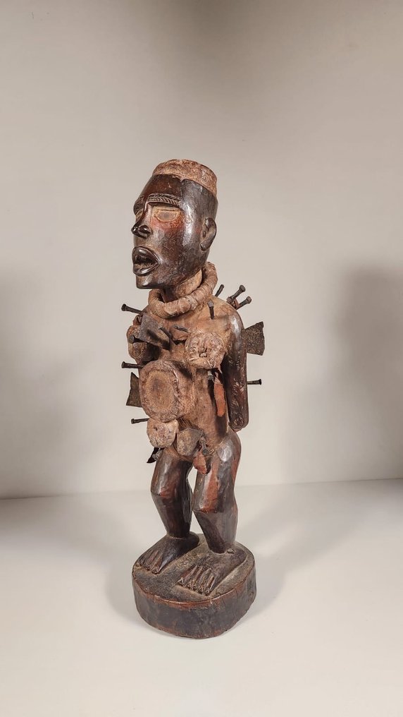 Kongon puinen fetis. - Kongo RDC #4.3