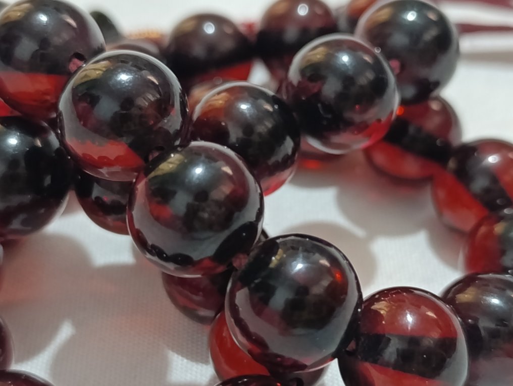  Chapelet - Ambre - 1970-1980 - Chapelet rare  #2.1