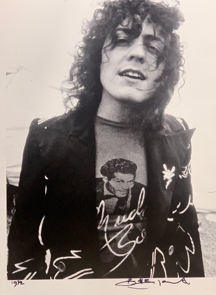 Bill Zygmant - Marc Bolan (T. Rex), 1972 - Original Photograph Signed by Photographer – Archival Print #1.0