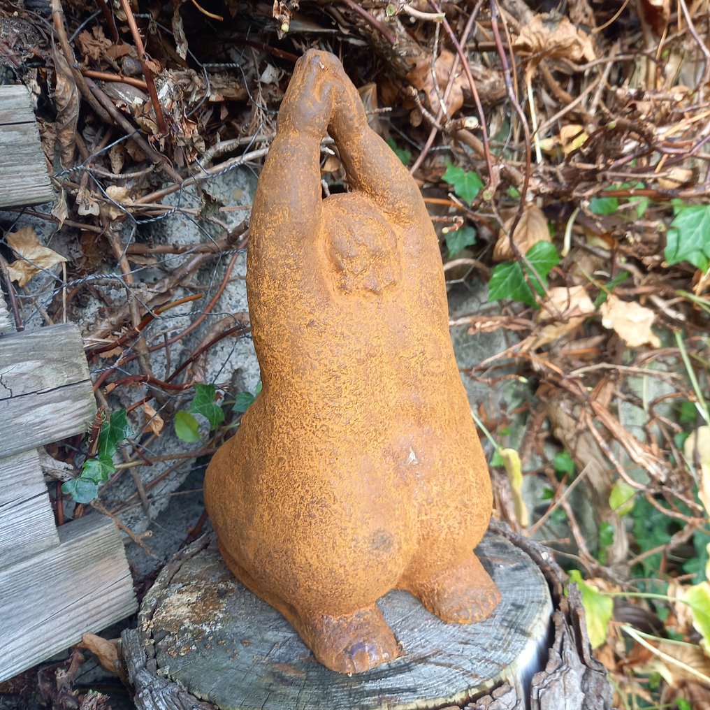 Naar Fernando Botero - Sculpture, "GLORIOUS YOGA LADY" - 26 cm - Cast iron #4.3