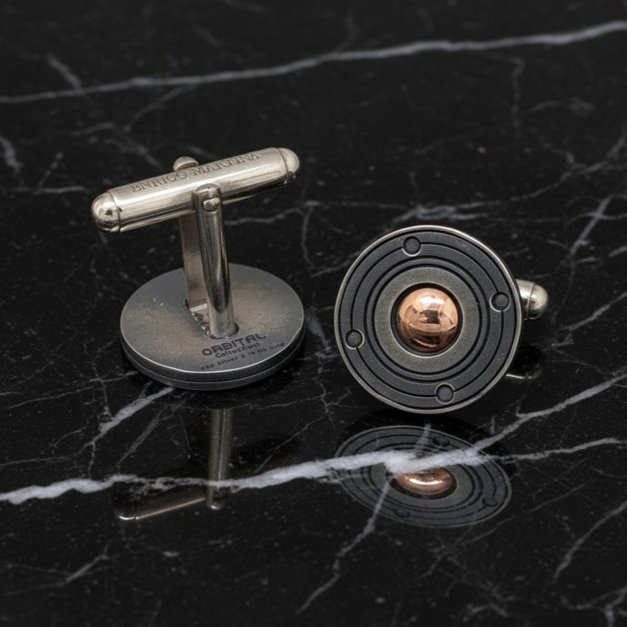 Other brand - 18 克拉 - 銀, 玫瑰金 - 袖口扣 - 意大利制造 #3.2