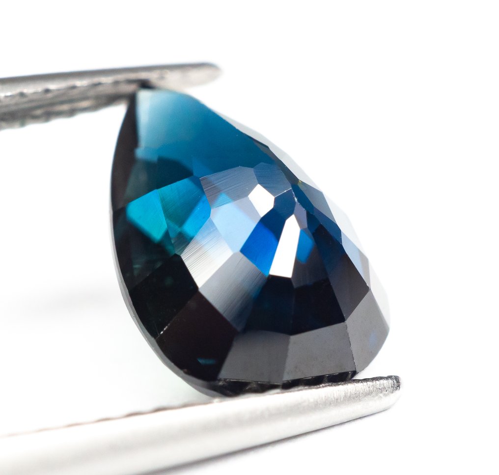 沒有保留價 藍寶石  - 3.51 ct - Gem Report Antwerp (GRA) - 深绿色蓝色 #3.2