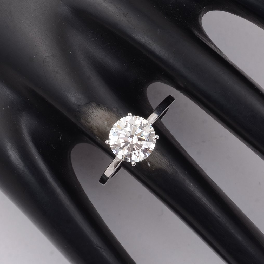 No Reserve Price - Ring - 14 kt. White gold - 2.05ct. tw. Diamond (Lab-grown) - Diamond #1.0
