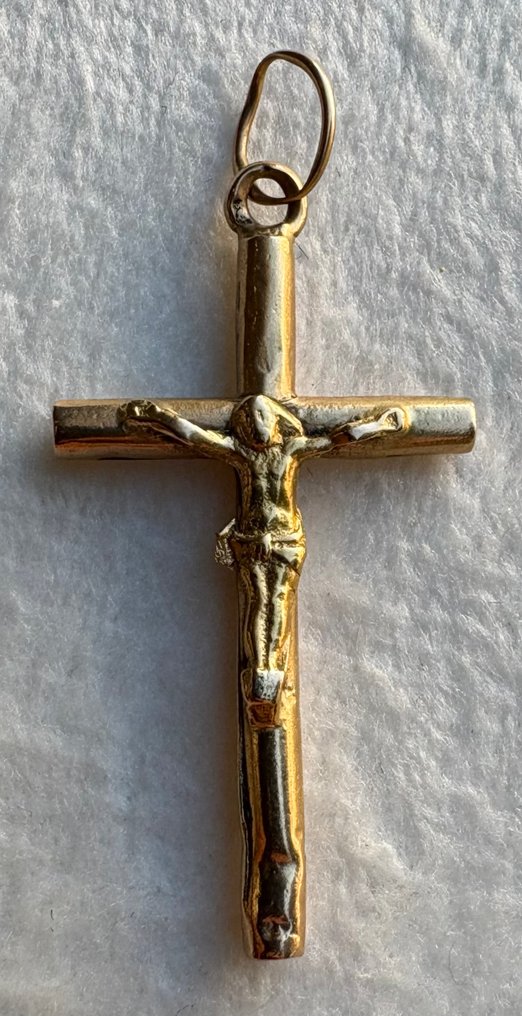 Ingen mindstepris - Kors vedhæng - 19,2 kt. Gulguld #1.0