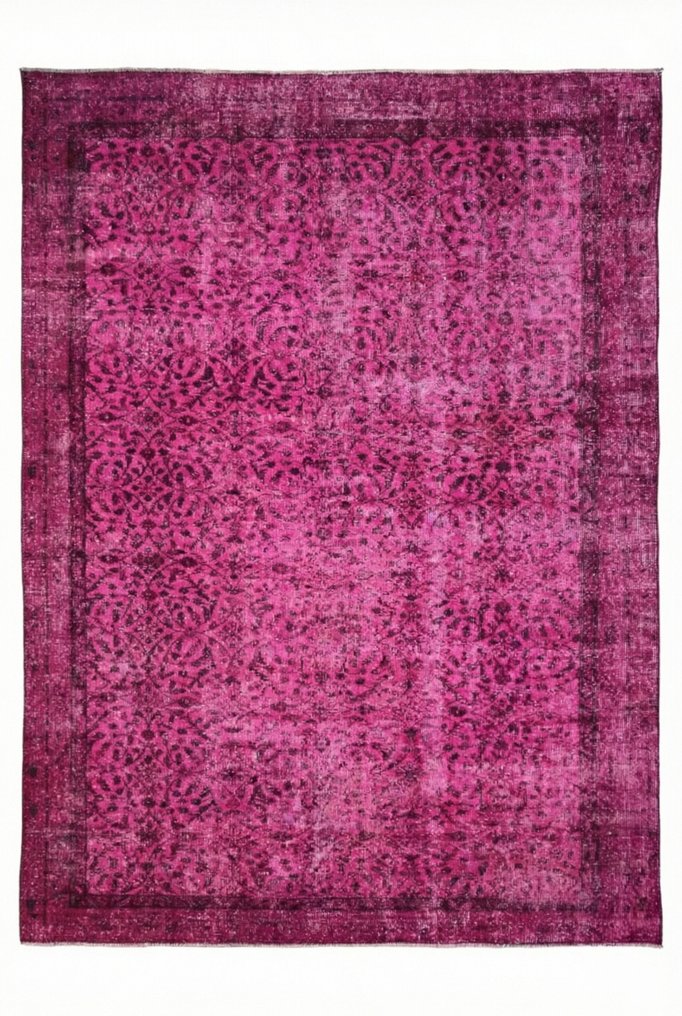 Vibrant pink vintage - Rug - 255 cm - 165 cm - with certificate #1.0