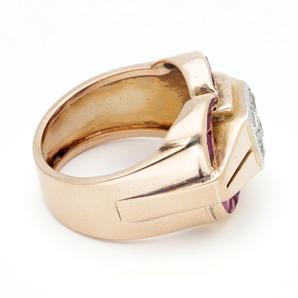 戒指 - 18 克拉 黃金 - 鉆石 - Robijn #4.3