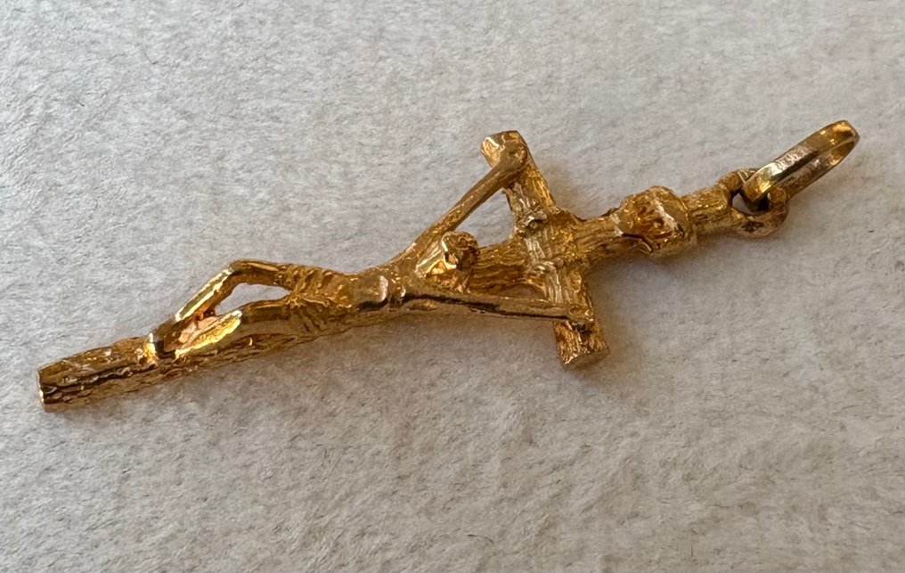 Pendentif en forme de croix - 19,2 carats Or jaune #1.0