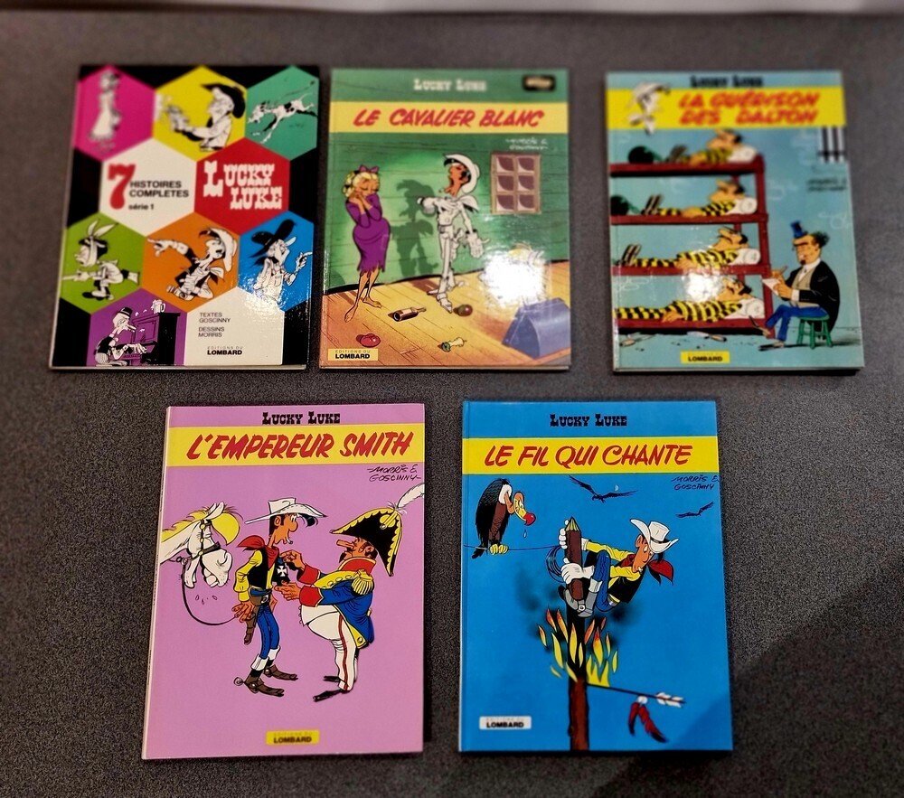 Lucky Luke T42 à T45 - 5x C - 5 Album - First edition - 1974/1977 #1.0