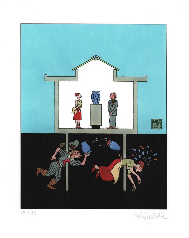 Swarte, Joost - 1 Giclée - De la vie au musée - 2012 #1.0