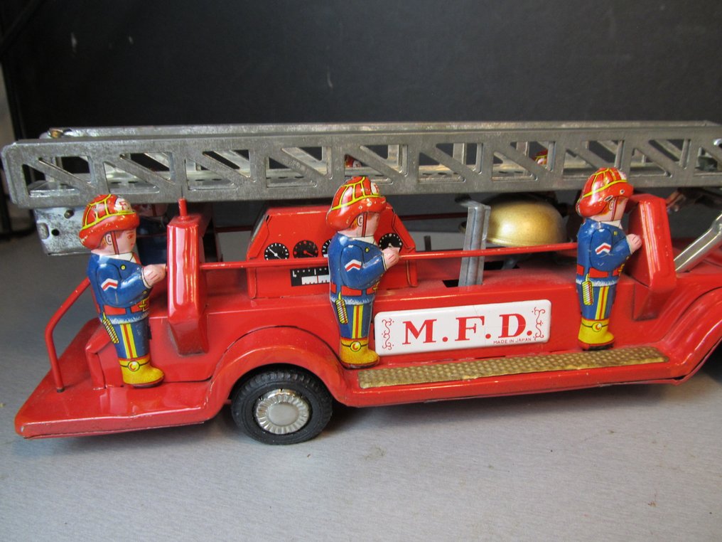 Kokyu Shokai/Kokyu Trading Co., Ltd. (K) - Tin toy - Fire Engine, Boxed - 1950-1960 - Japan #2.1