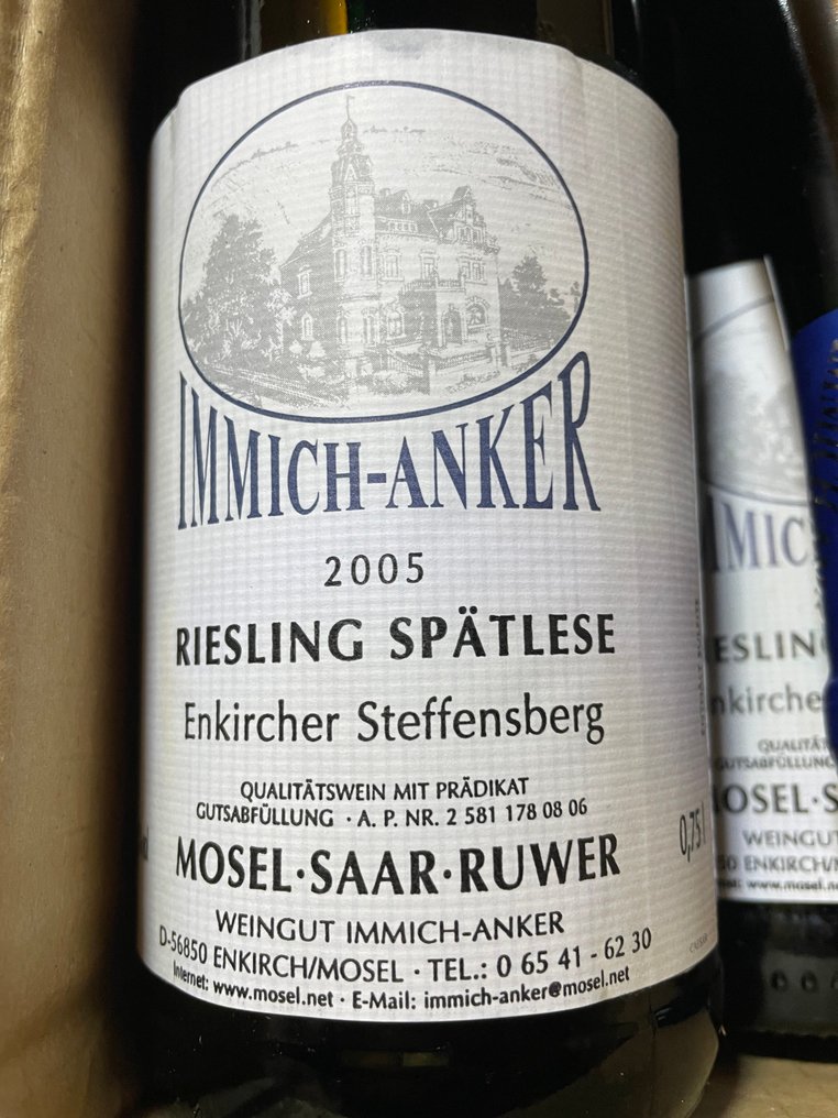 2005 Immich-Anker, Riesling Spätlese Enkircher Steffensberg - Mosel-Saar-Ruwer Spätlese - 6 Bottles (0.75L) #4.3