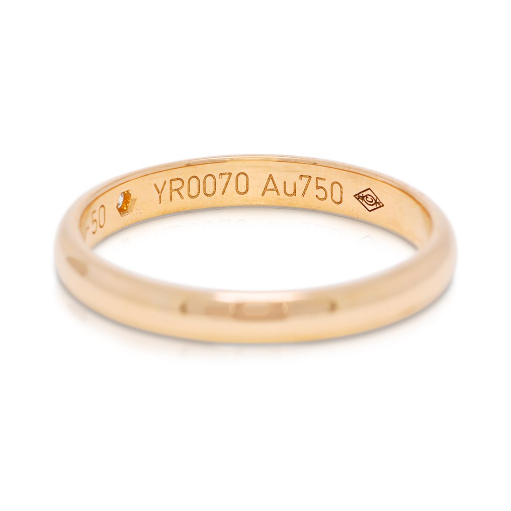 Cartier - 戒指 - 18K包金 黄金 - 0.02ct. tw. 钻石 (天然) #3.2