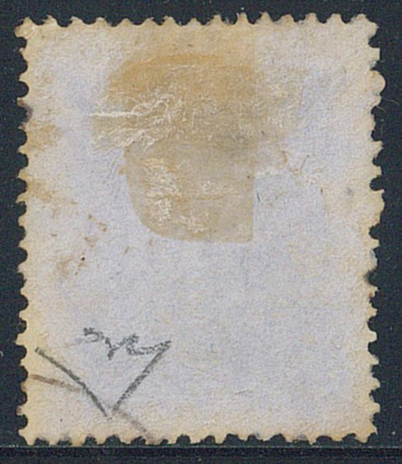 Italiaanse oude staten - Lombardije Venetië  - 5 s. lichtrood n. 33a met penstempel van VERONA. Cert. E. Diena in volledige vorm. #1.0