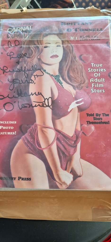 Carnal Comics - Signed by Brittany O'Connell + COA - 1 Signed comic - First edition #1.0