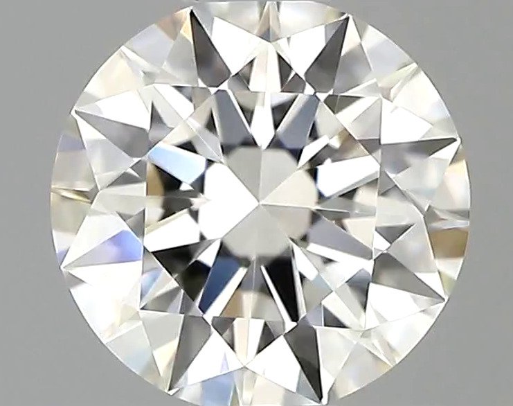 没有保留价 - 1 pcs 钻石 (天然) - 0.55 ct - 圆形 - H - IF - 国际宝石研究院(IGI) - *3EX SL* #1.0