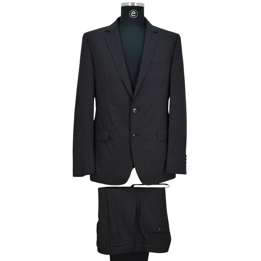 Dolce & Gabbana Martini Wool & Elastane Charcoal Italian - Ανδρικό κοστούμι #1.0