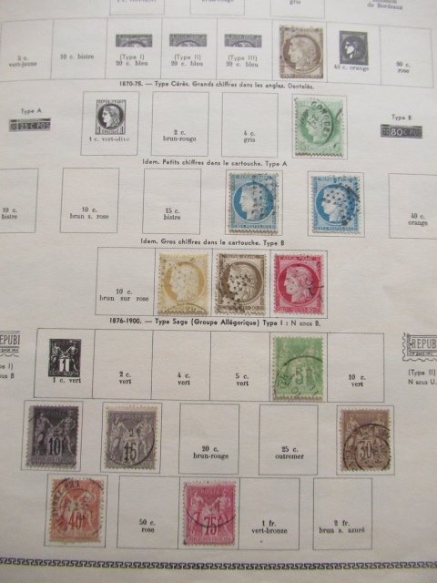 Frankrijk  - Geavanceerde verzameling postzegels #3.2