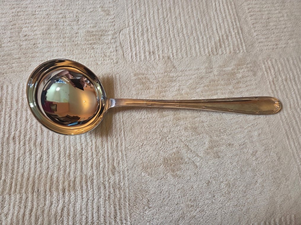 Christofle, Alfénide - Servizio di posate per 12 (37) - modello Christofle Rubans - Placcato argento #4.3