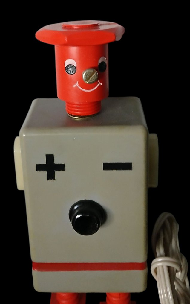 USSR Manufacturer  - Toy robot - Vintage 1970's Soviet USSR Space Robot Automatic Switch Garland - Russia #1.0