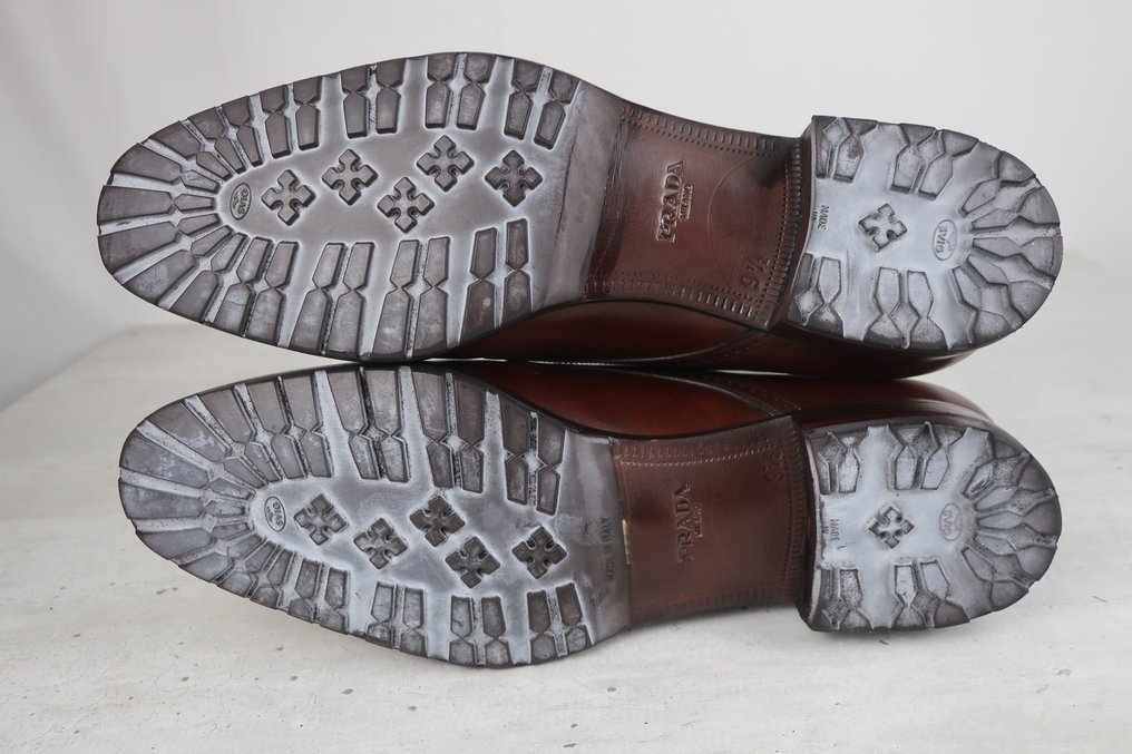 Prada - Double Monkstrap Oxford Shoe - New - 繫帶鞋 - 尺寸: EU 43.5 #4.3