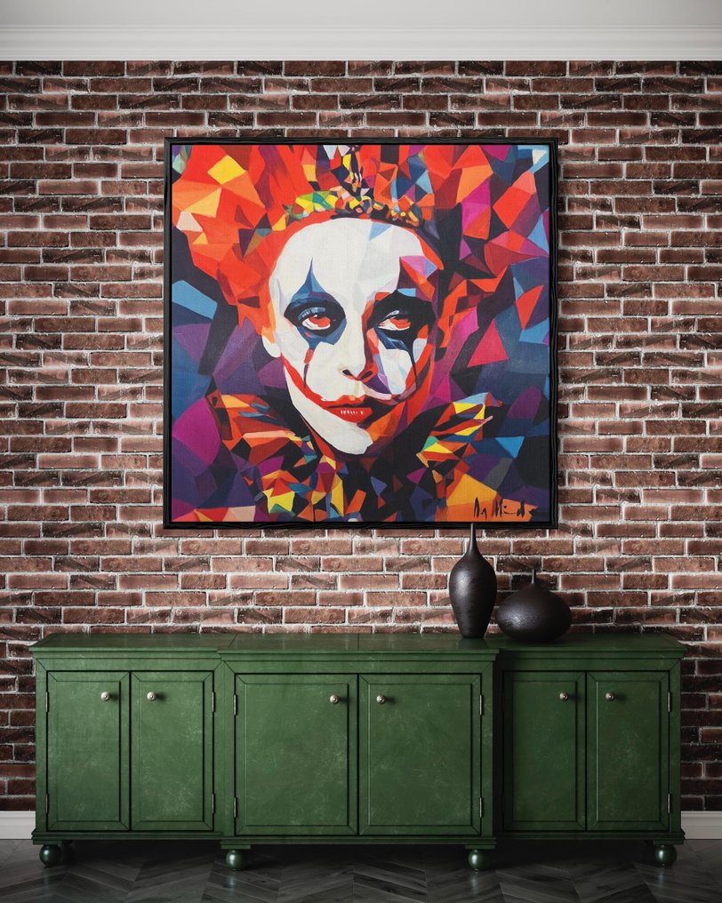 DR HIDE - (100% handpainted !) Clown of Hearts #4.3