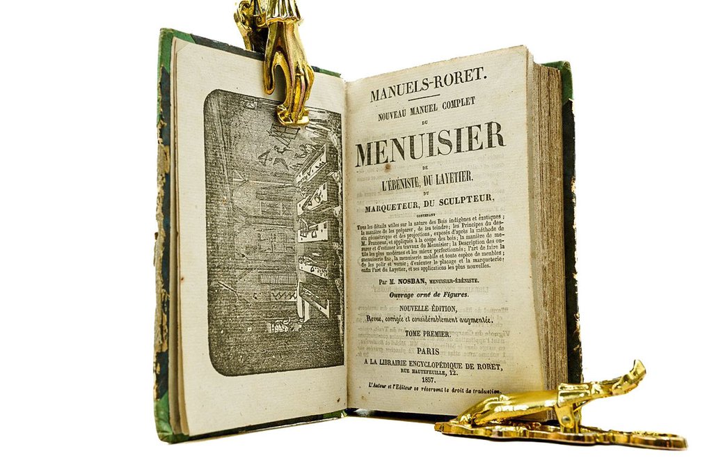 M. Nosban - Nouveau manuel complet de menuiserie ; de l'ébéniste, du layetier, du marqueteur, du sculpteur - 1857 #2.1