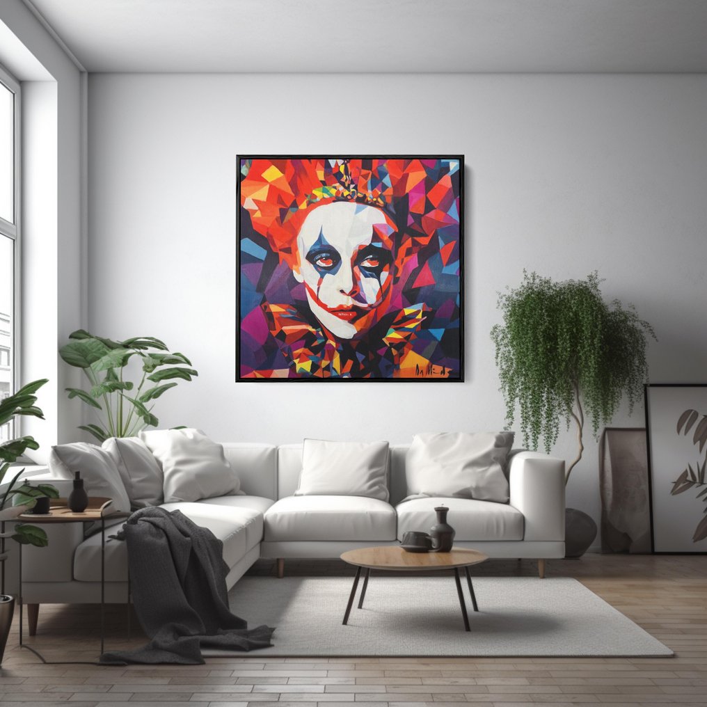 DR HIDE - (100% handpainted !) Clown of Hearts #1.0