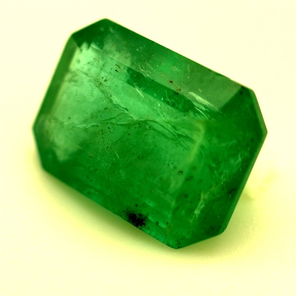 Zonder Minimumprijs - 1 pcs Groen Smaragd - 2.46 ct - International Gemological Institute (IGI) - Natuurlijke smaragd #3.2